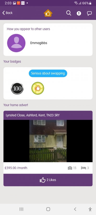 house exchange in Ashford